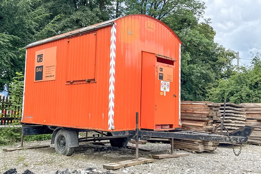 Bauwagen Hoffmann RE 3,5 - keine Papiere vorhanden